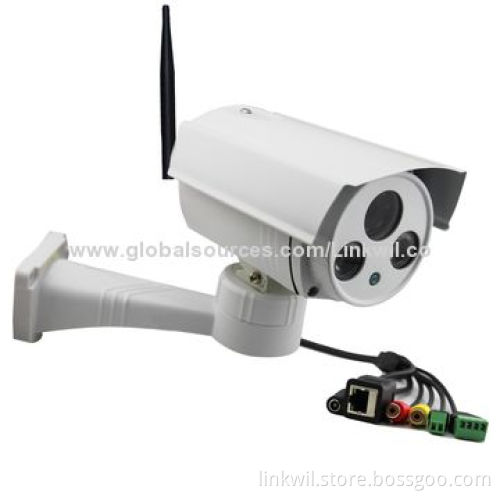 Security Cameras, Onvif Compliant, WPS, P2P, 2 Array IR LEDs and Supports Two-way Audio